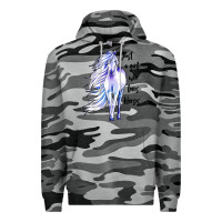 Slate Camo just a girl who loves horses Premium Hoodie - artisFamous