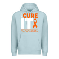 Blue Mist just cure it ms multiple sclerosis awareness Premium Hoodie - artisFamous