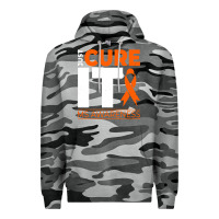 Slate Camo just cure it ms multiple sclerosis awareness Premium Hoodie - artisFamous