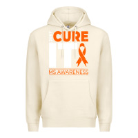 Tofu just cure it ms multiple sclerosis awareness Premium Hoodie - artisFamous