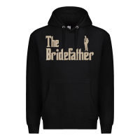 Black great father of the bride gifts men tee shirts Premium Hoodie - artisFamous