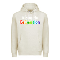 Oatmeal Heather kids vibing to cocomelon Premium Hoodie - artisFamous