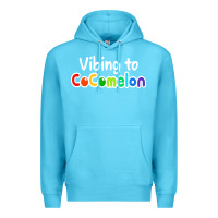 Ocean Blue kids vibing to cocomelon Premium Hoodie - artisFamous