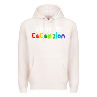 Pale Pink kids vibing to cocomelon Premium Hoodie - artisFamous