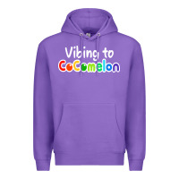 Purple kids vibing to cocomelon Premium Hoodie - artisFamous
