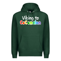 Sports Green kids vibing to cocomelon Premium Hoodie - artisFamous