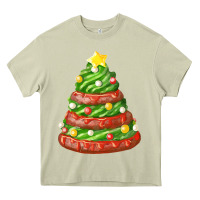 Mossy green chocolate christmas cookie cake Heavy Core Tee - FaDigitalArtStudio