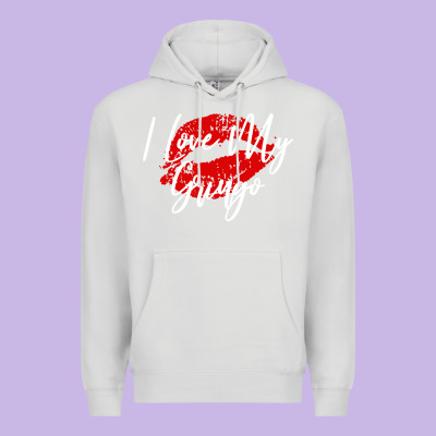 Kiss Lips I Love My Gringo Wife Girlfriend Premium Premium Hoodie Designed By Artisfamous