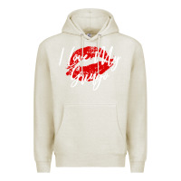 Oatmeal Heather kiss lips i love my gringo wife girlfriend premium Premium Hoodie - artisFamous