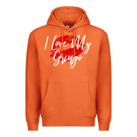 Kiss Lips I Love My Gringo Wife Girlfriend Premium Premium Hoodie | Teevron
