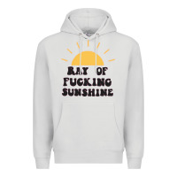 Dove Grey ray of sunshine Premium Hoodie - artisFamous