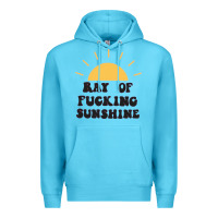 Ocean Blue ray of sunshine Premium Hoodie - artisFamous