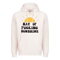 Pale Pink ray of sunshine Premium Hoodie - artisFamous