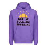 Purple ray of sunshine Premium Hoodie - artisFamous