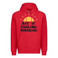 Red ray of sunshine Premium Hoodie - artisFamous