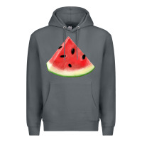Rock Watermelon Slice Png Premium Hoodie - artisFamous