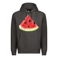 Smoke Watermelon Slice Png Premium Hoodie - artisFamous