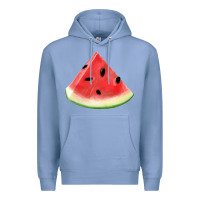 Colony Blue Watermelon Slice Png Premium Hoodie - artisFamous