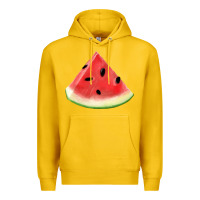 Lemon Watermelon Slice Png Premium Hoodie - artisFamous