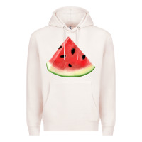 Pale Pink Watermelon Slice Png Premium Hoodie - artisFamous