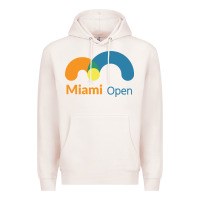 Pale Pink miami open Premium Hoodie - artisFamous
