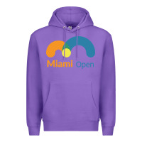 Purple miami open Premium Hoodie - artisFamous