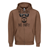 Chestnut No Sandro No Party Zipper Hoodie - Bettercallsaul