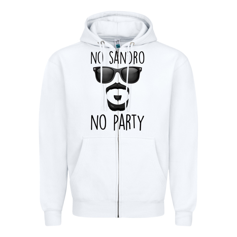 No Sandro No Party Zipper Hoodie by Bettercallsaul | Teevron