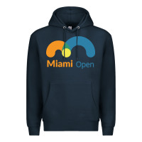 Navy miami open Premium Hoodie - artisFamous