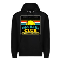 Black mens old balls club 40 years awesome Premium Hoodie - artisFamous