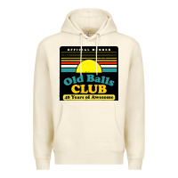 Sandshell mens old balls club 40 years awesome Premium Hoodie - artisFamous