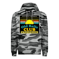 Slate Camo mens old balls club 40 years awesome Premium Hoodie - artisFamous