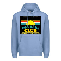 Colony Blue mens old balls club 40 years awesome Premium Hoodie - artisFamous