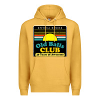 Mustard mens old balls club 40 years awesome Premium Hoodie - artisFamous