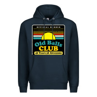 Navy mens old balls club 40 years awesome Premium Hoodie - artisFamous
