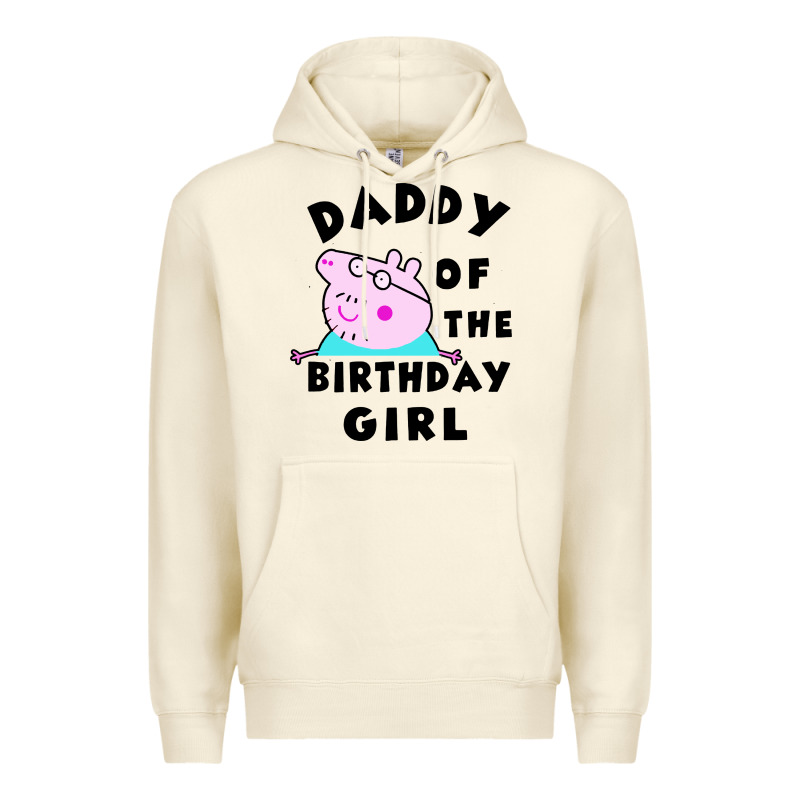 Mens Peppa Pig Daddy Of The Birthday Premium Hoodie by artisFamous | Teevron