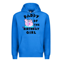 True Royal mens peppa pig daddy of the birthday Premium Hoodie - artisFamous