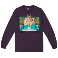 Plum easter bunny truck Long Sleeve Tee - Artiststas