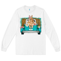 White easter bunny truck Long Sleeve Tee - Artiststas