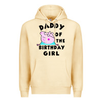 Pina Colada mens peppa pig daddy of the birthday Premium Hoodie - artisFamous