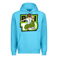 Ocean Blue ben tennyson ben 10 Premium Hoodie - artisFamous