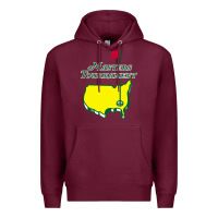 Burgundy masters tournament Premium Hoodie - artisFamous