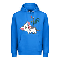 True Royal hei hei rooster and pig funny cartoon Premium Hoodie - artisFamous