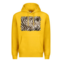 Lemon brown zebra pattern background Premium Hoodie - BarkalooDesign