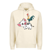 Tofu hei hei rooster and pig funny cartoon Premium Hoodie - artisFamous