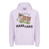 Lilac hard corg Premium Hoodie - artisFamous