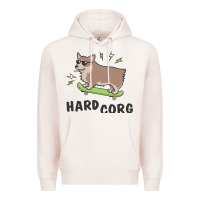 Pale Pink hard corg Premium Hoodie - artisFamous