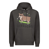Smoke hard corg Premium Hoodie - artisFamous