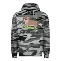 Slate Camo hard corg Premium Hoodie - artisFamous