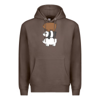 Coffee we bare bears the movie Premium Hoodie - artisFamous